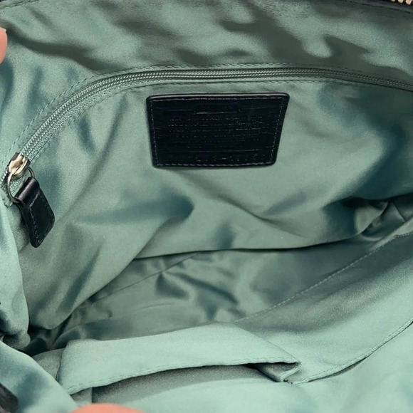 Coach Black Leather Quilted Poppy Shoulder Bag - Picture 5 of 13